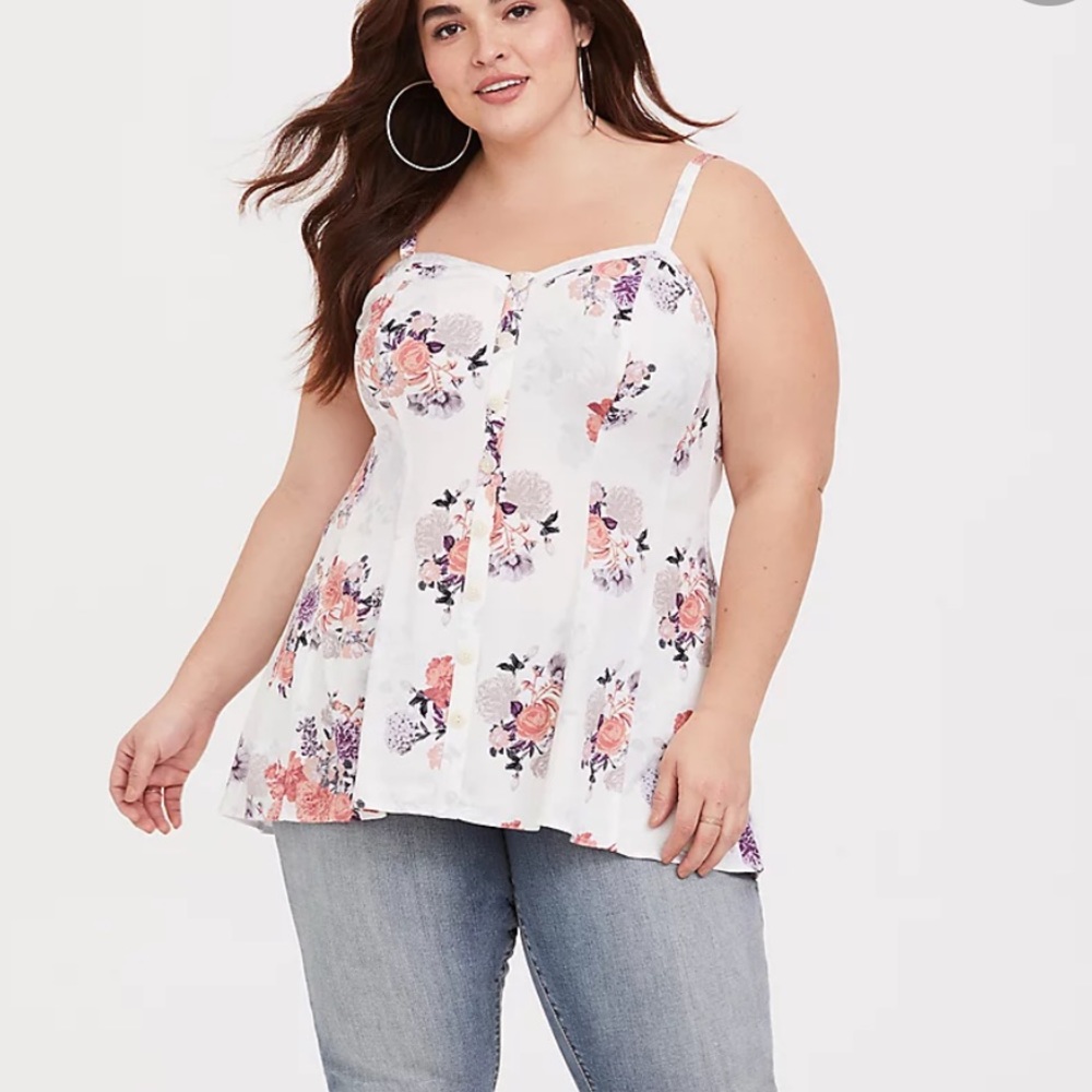 TORRID Floral Print Women's Top